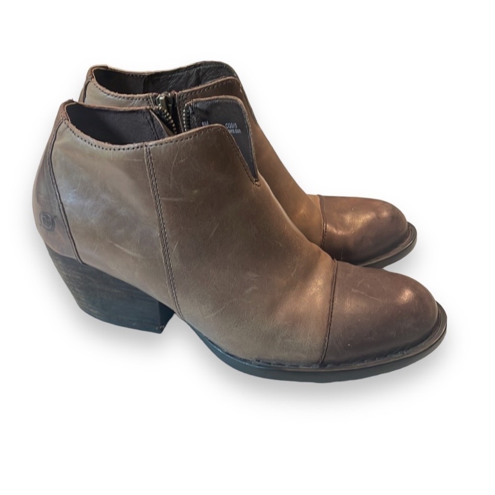 Born Leather Keya Ankle Booties